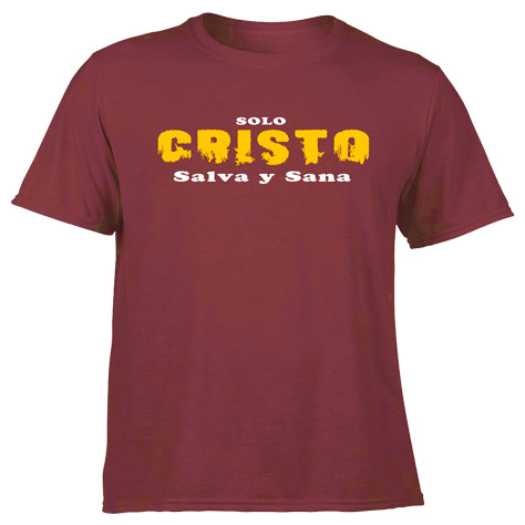 polos cristianos solo Cristo salva y sana