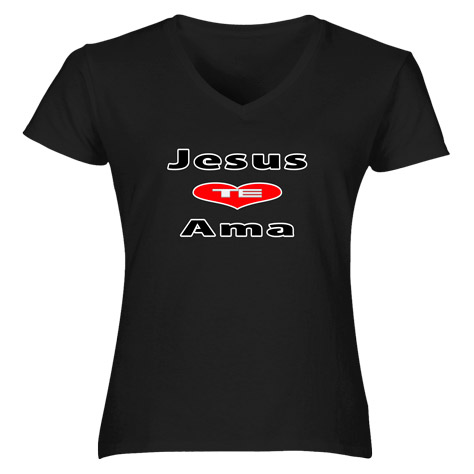 venta de polos cristianos para señoritas