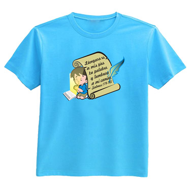polos con mensaje cristianos niñas