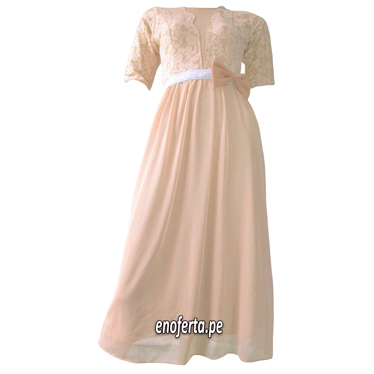 vestidos hasta el tobillo diseño con lazito