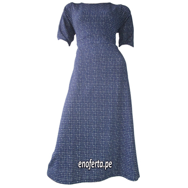 vestidos cristianos largos con diseños a cuadros