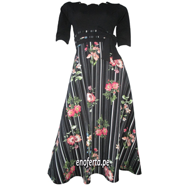 vestido largo con lazito para cristianas